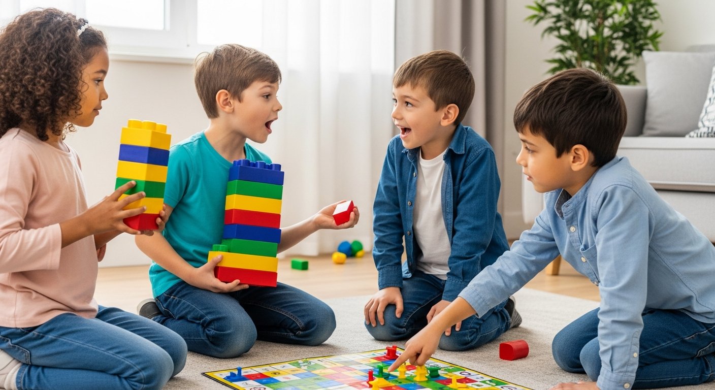 Playtime Power: Fun House Games for Kids to Boost Communication cover image