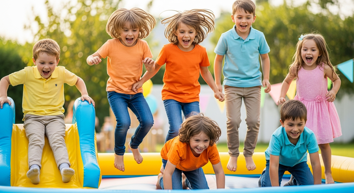 Joyful Jumps: Fun Activities for Kids' Birthdays cover image