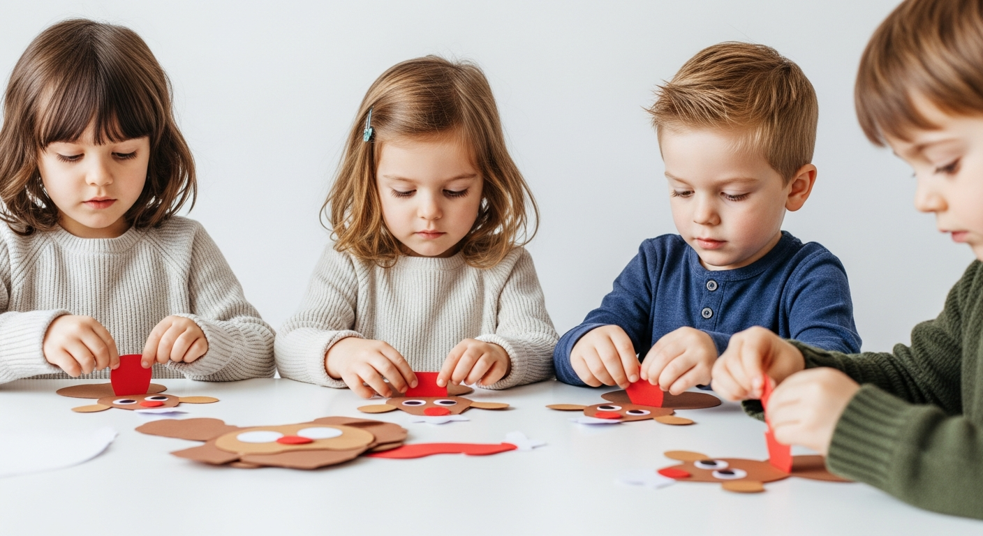 Easy Reindeer Crafts: Festive Fun for Little Hands cover image