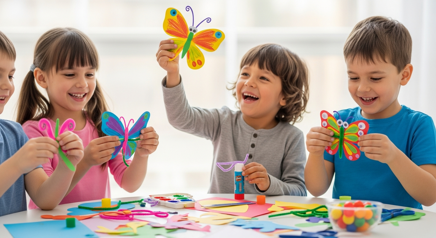 Creative Toddler Butterfly Craft Activities for Speech cover image
