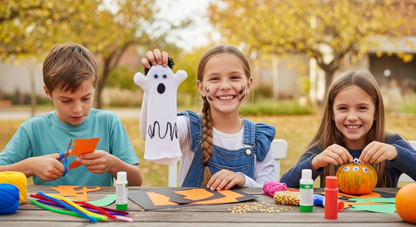 40+ Easy Kids Halloween Crafts for Spooky Communication Fun cover image