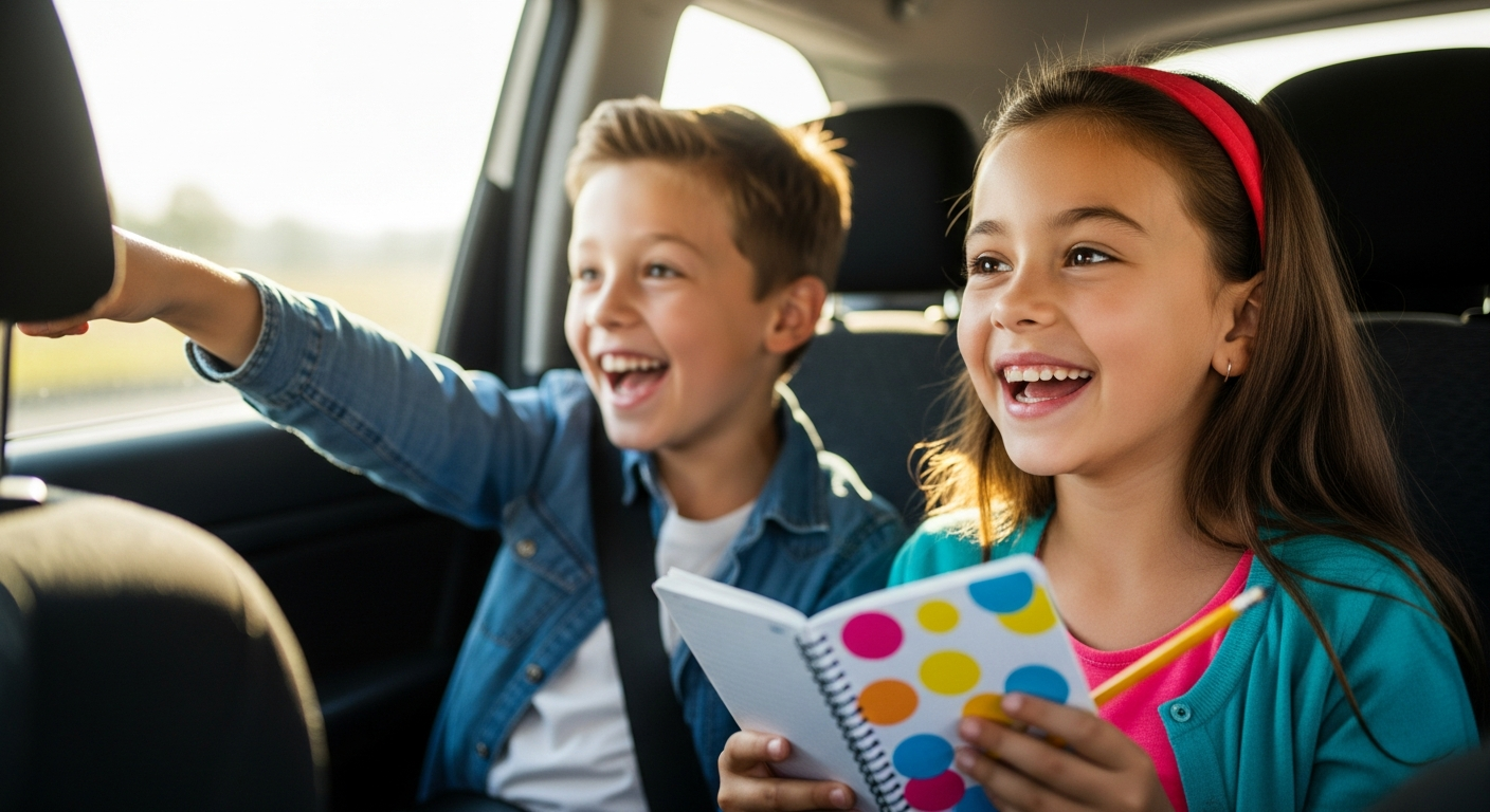 Fun Road Trip Games for Kids: Miles of Smiles cover image