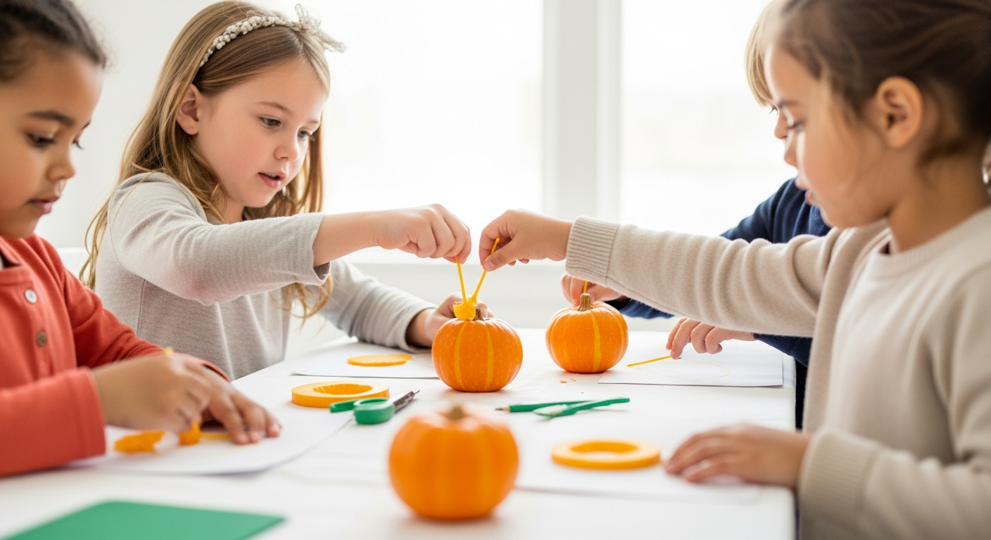 Easy Pumpkin Crafts for Kids: Fall Fun for Growing Minds cover image