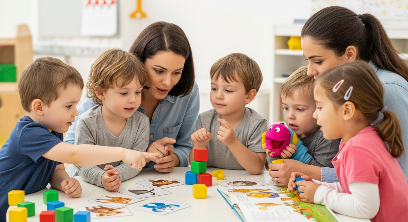 Retraso del habla en preescolares de 4 años: Imagen de portada de consejos útiles