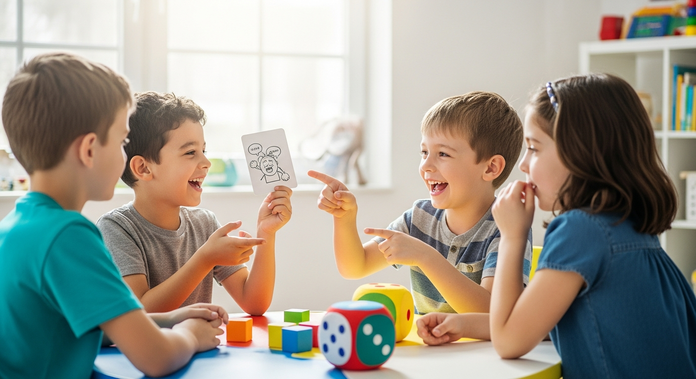 Imagen de portada de Despierta la Alegría y el Habla: Divertidos Juegos de Competencia para el Desarrollo de los Niños