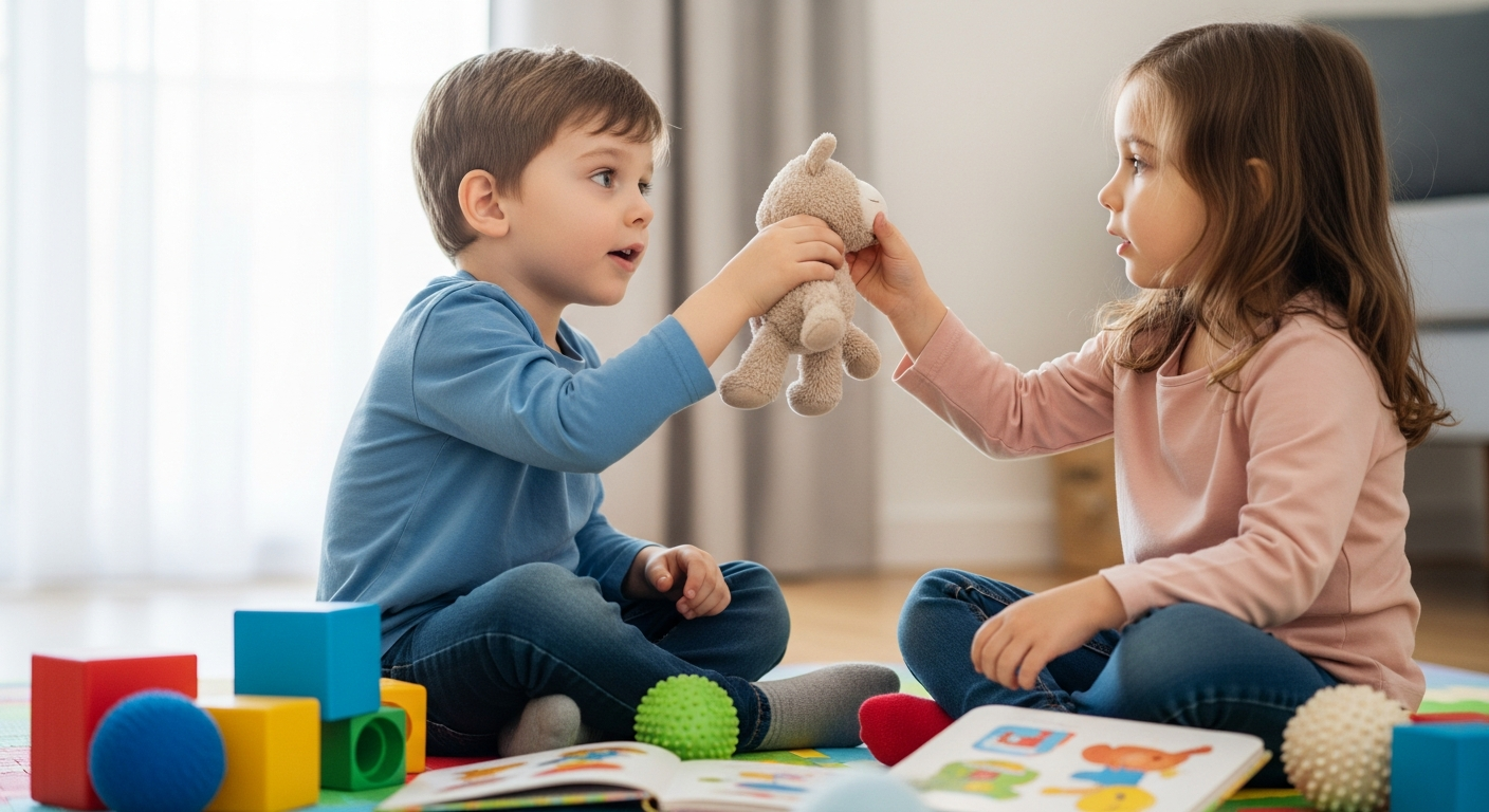 Imagen de la portada de Retraso del habla en niños de 3 años: Una guía para padres