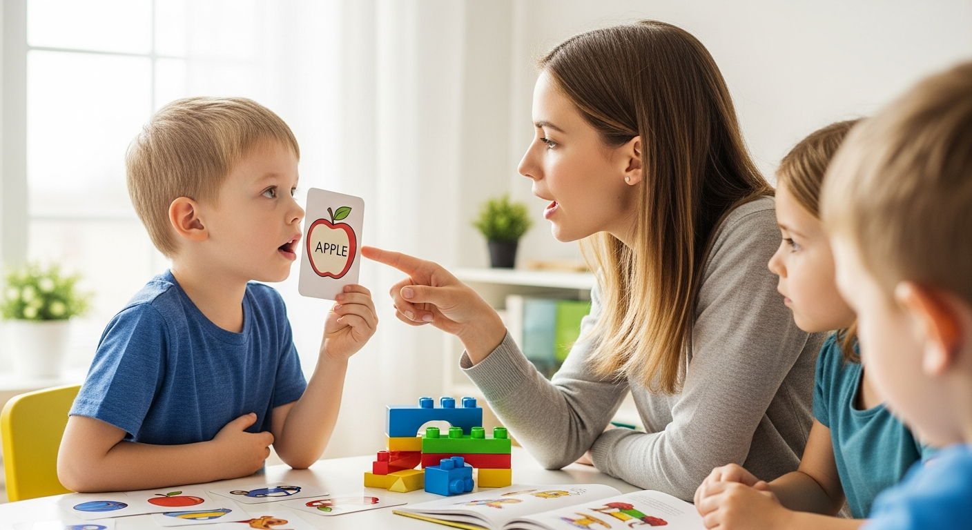 Imagen de portada Apoyando a tu hijo/a con retraso del habla receptivo