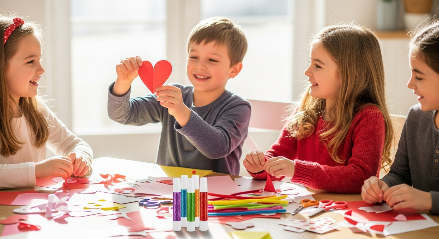 Sweet & Easy Valentine Crafts for Kids cover image