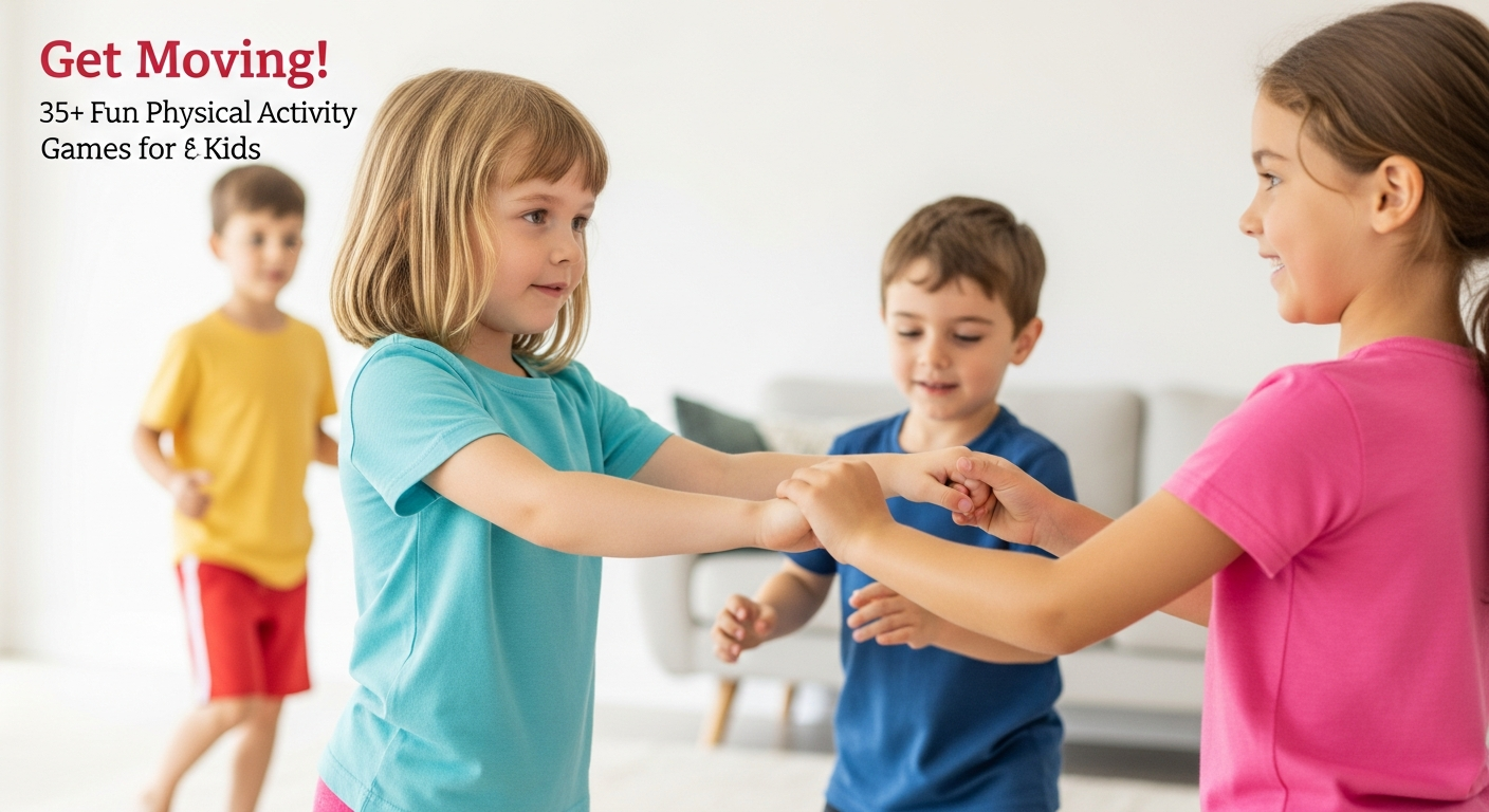 Get Moving! 35+ Fun Physical Activity Games for Kids cover image