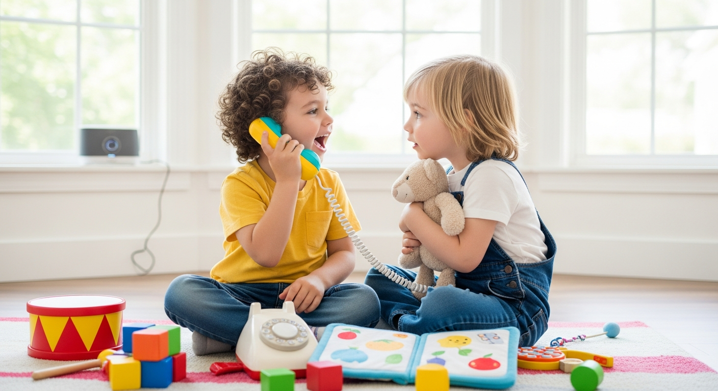 Imagen de la portada de Ruido blanco y retraso del habla: Lo que los padres deben saber