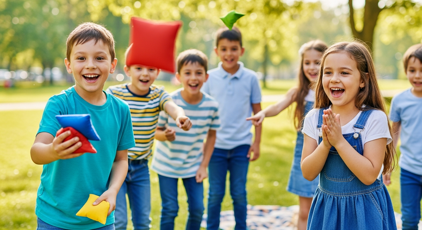 Joyful Party Games for Kids: Boost Fun & Communication cover image