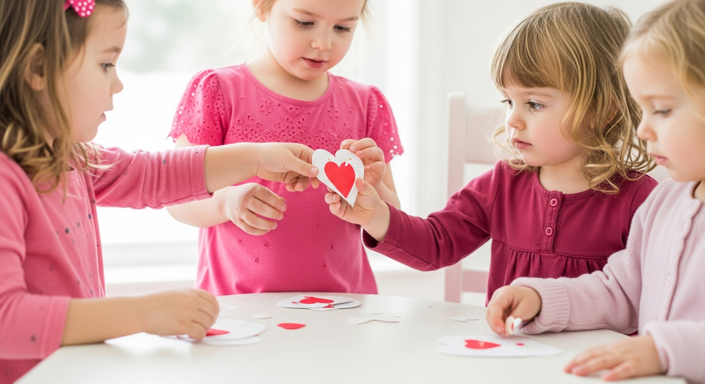 Heartfelt and Easy Toddler Valentine Crafts for Families cover image