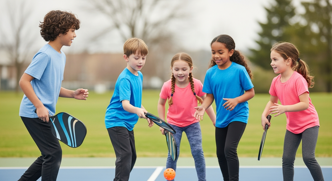 Serve Up Joy: Fun Pickleball Games for Kids cover image