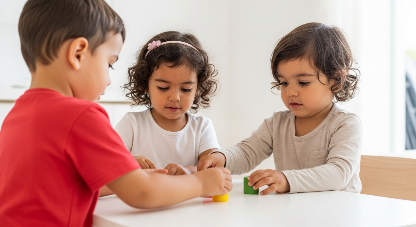 Spielerische, selbstständige Aktivitäten für Kleinkinder zur Förderung ihrer Fähigkeiten Titelbild