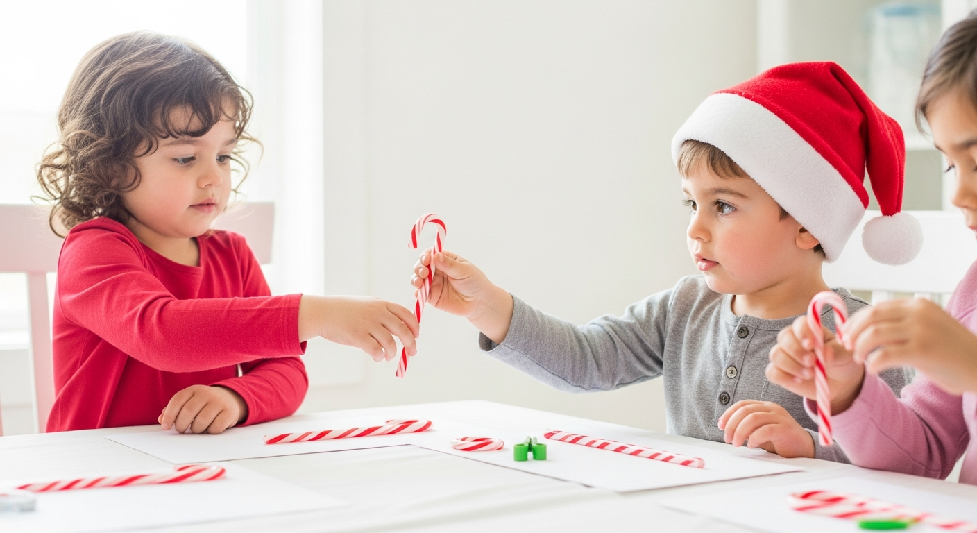 Creative Candy Cane Toddler Craft Ideas for Holiday Joy cover image