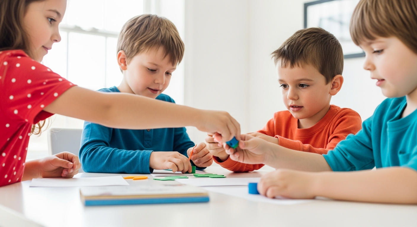 Imagen de portada de Manualidades Navideñas Sencillas para Niños: Actividades Alegres para Voces en Crecimiento