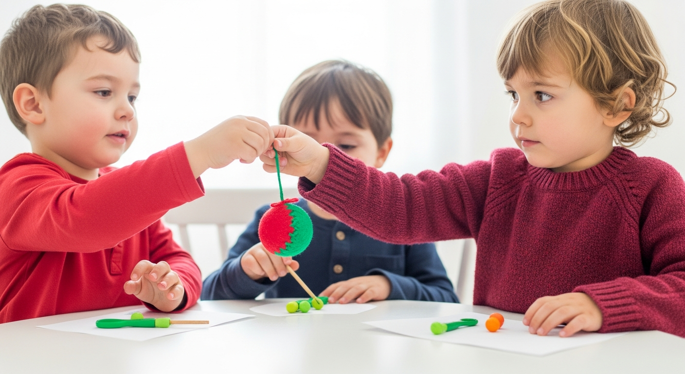 Joyful Toddler Ornament Crafts for Holiday Learning cover image