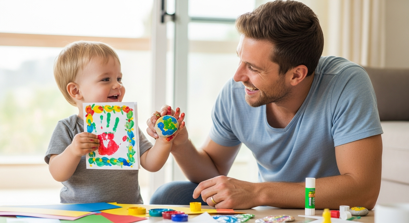 Fun DIY Toddler Father's Day Crafts for Dad cover image