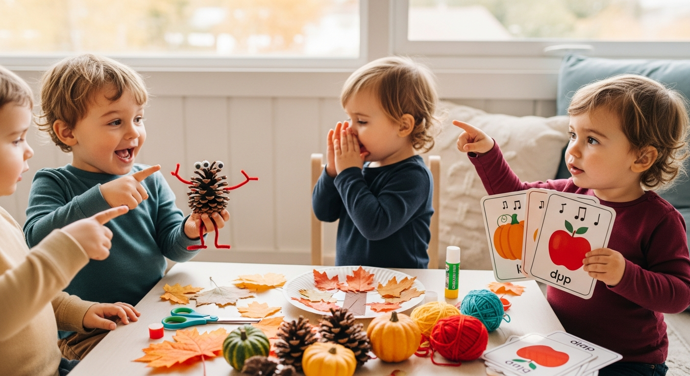 Best Fall Toddler Crafts for 3 Year Olds to Boost Speech cover image