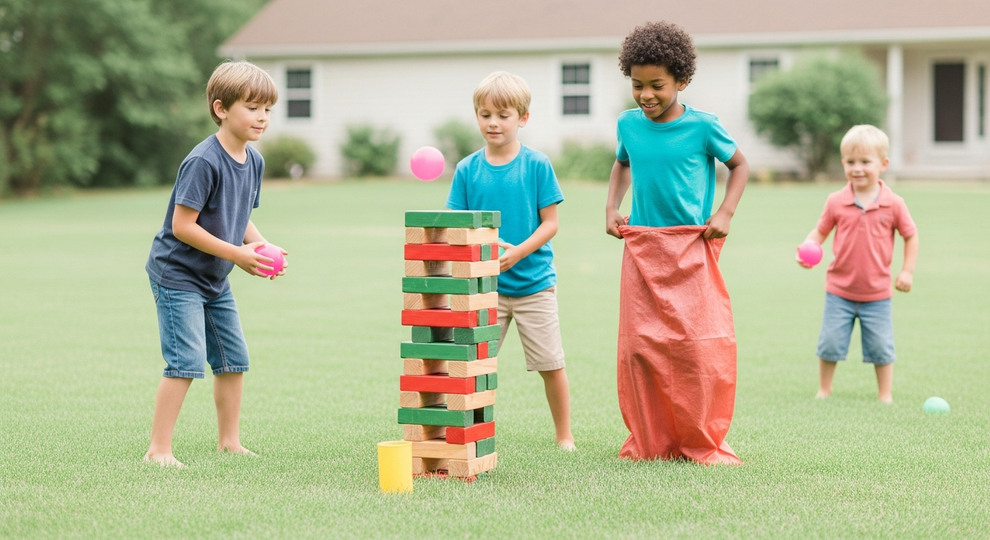 Best Yard Games for Kids' Birthday Parties cover image