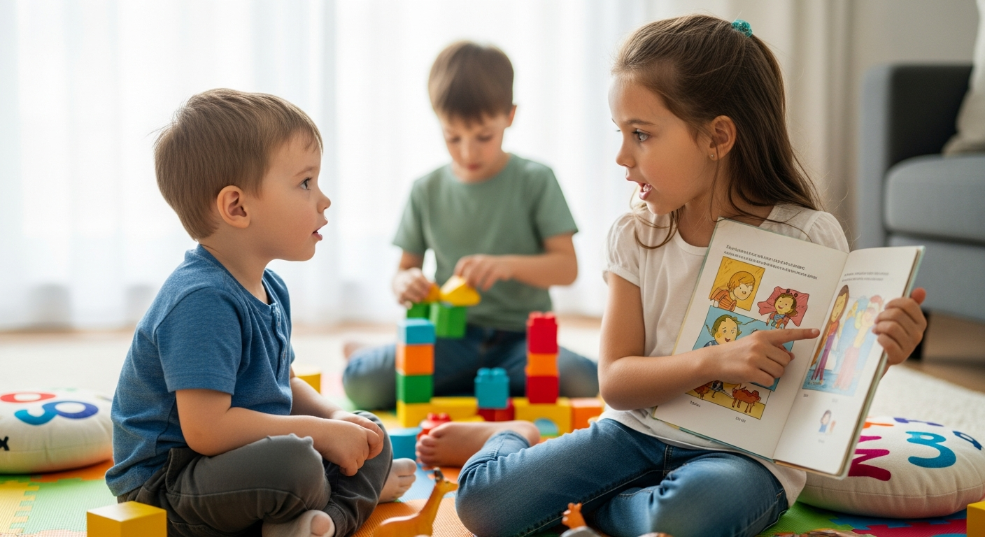 Imagen de portada de Apoyo para un niño de 3 años con retraso del habla: Una guía para padres