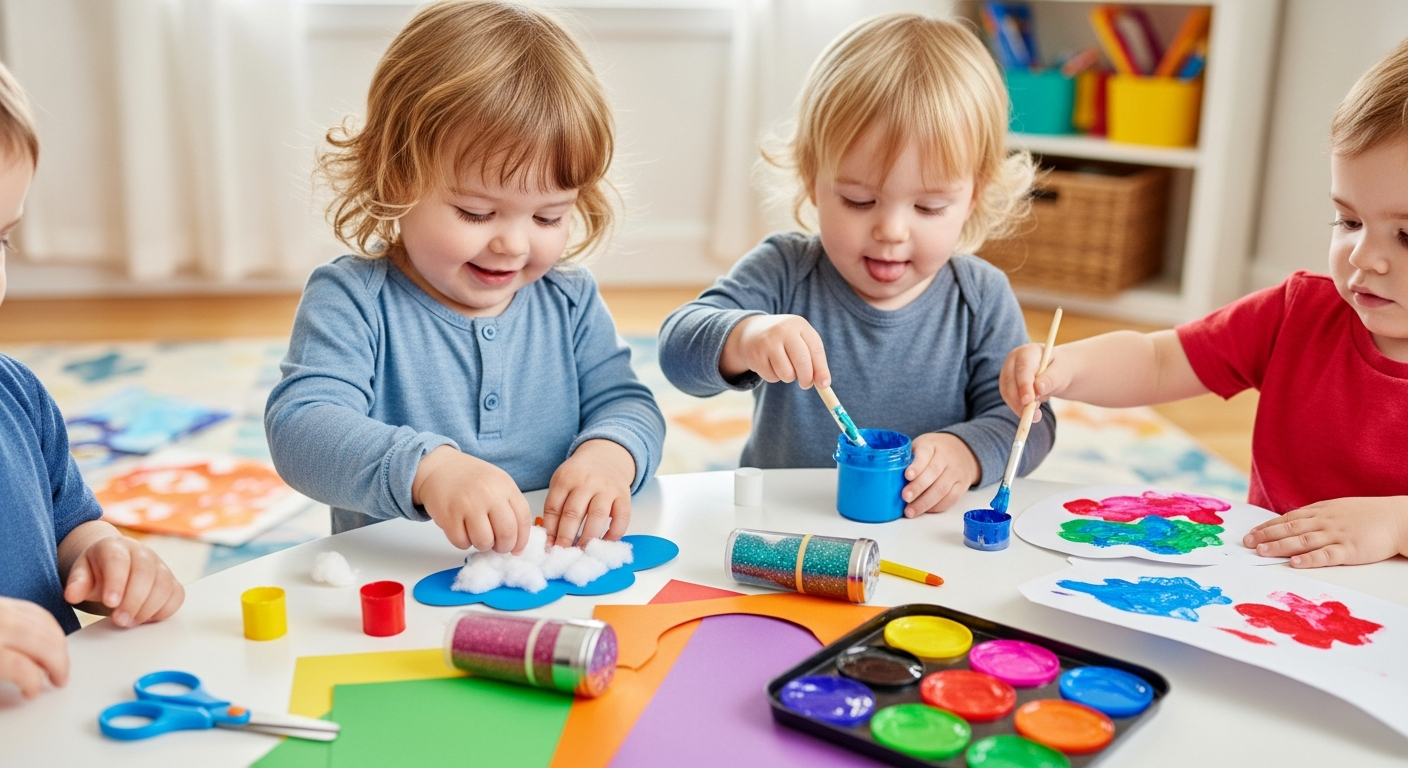 Fun Toddler Activities for a Rainy Day at Home cover image