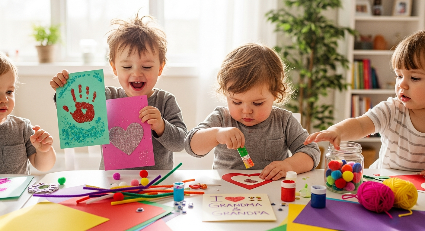 15 Heartfelt Toddler Crafts for Grandparents cover image