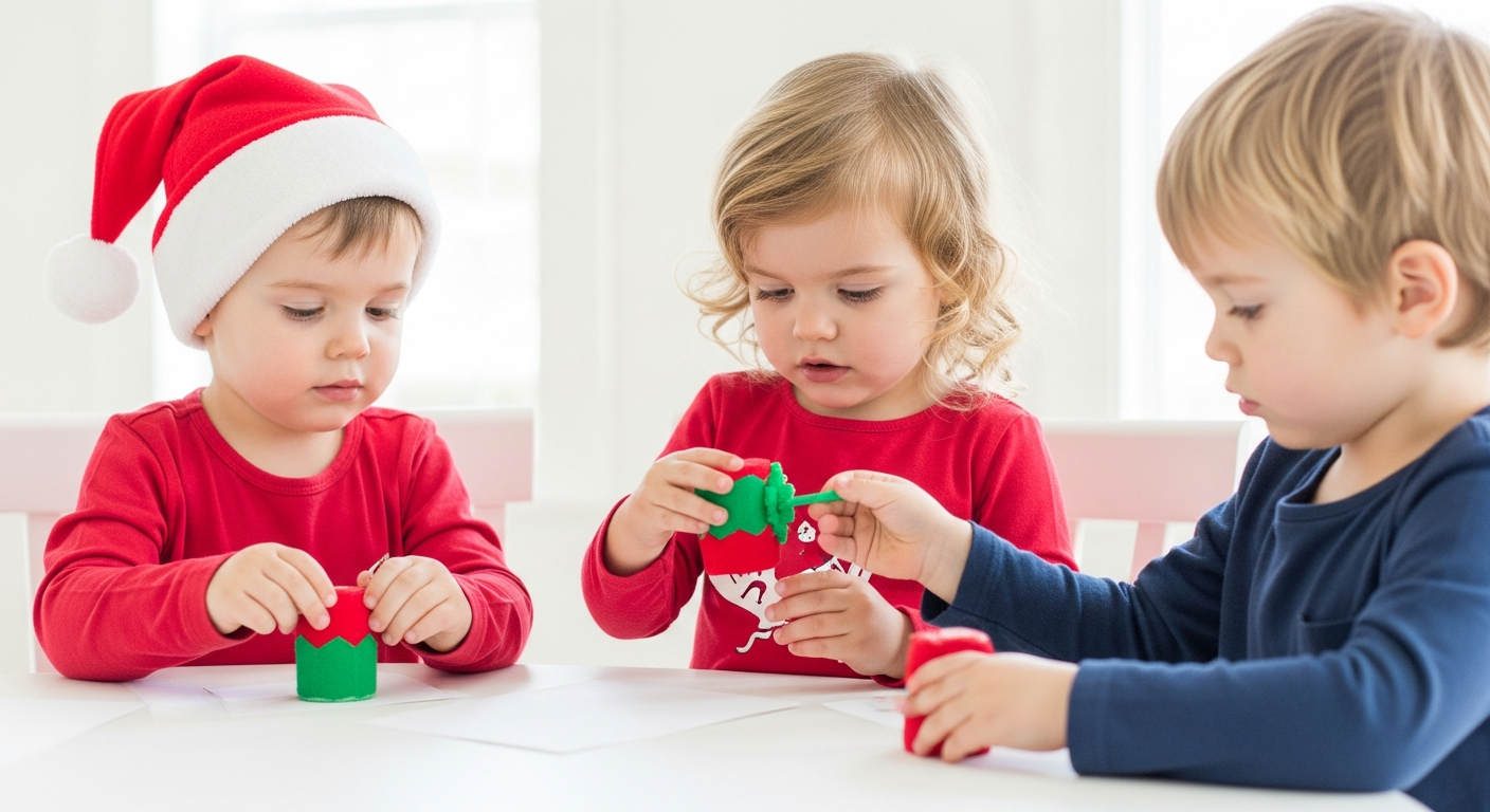 Joyful and Easy Christmas Crafts for Toddlers cover image