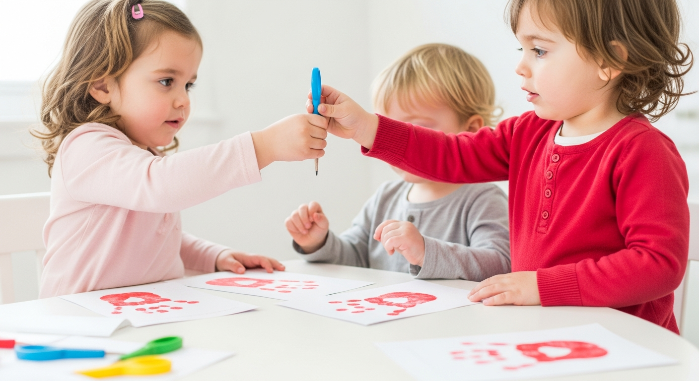 Fun Toddler Handprint Valentine Crafts for Family Love cover image
