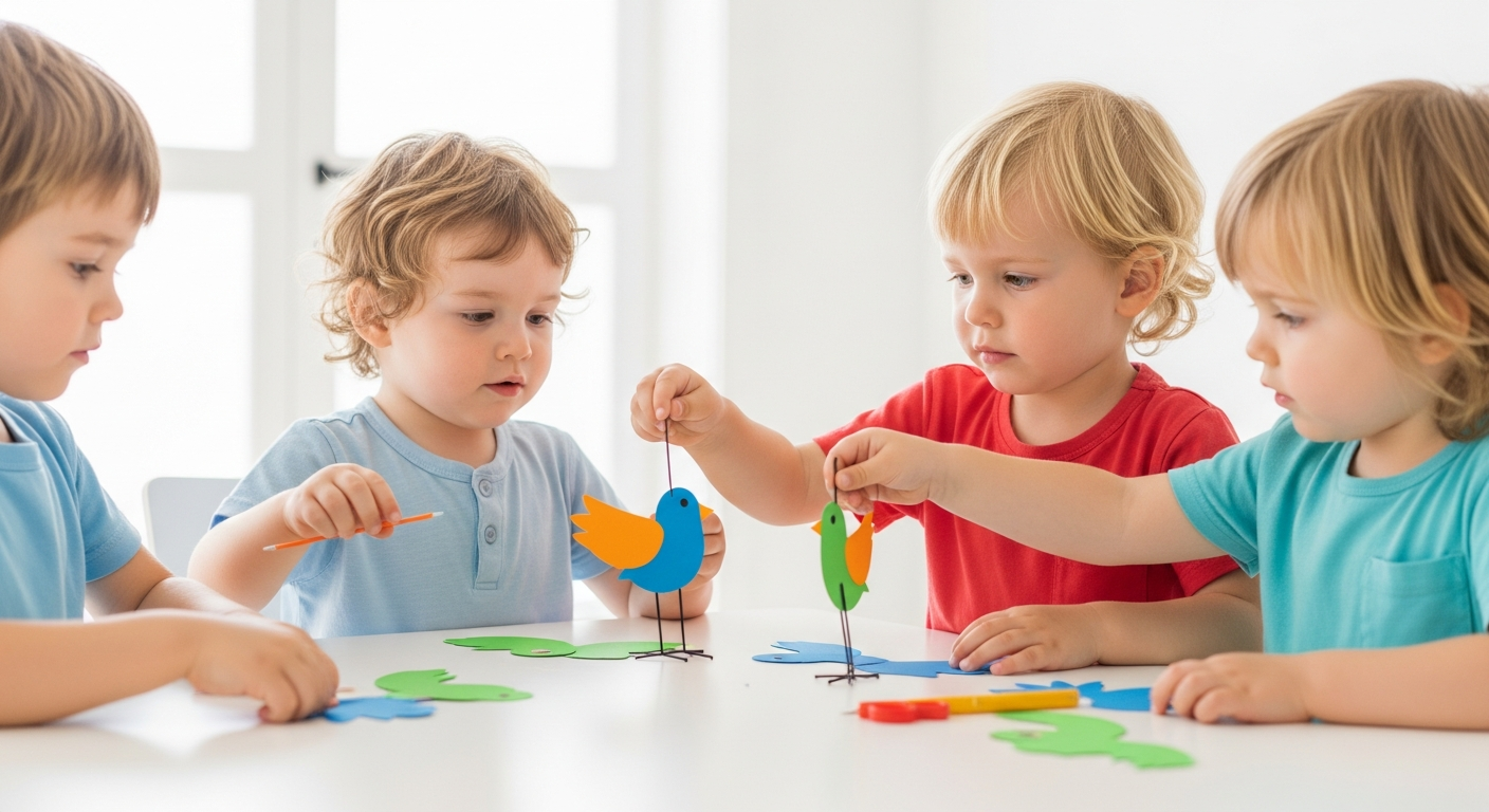 Easy Toddler Bird Crafts to Boost Language and Creativity cover image
