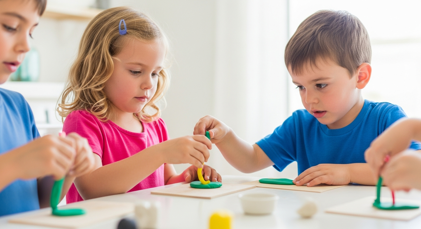 Fun & Easy Clay Crafts for Kids to Spark Creativity and Conversation cover image