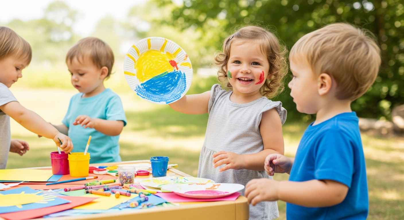 25 Easy Summer Toddler Crafts for Creative Learning cover image