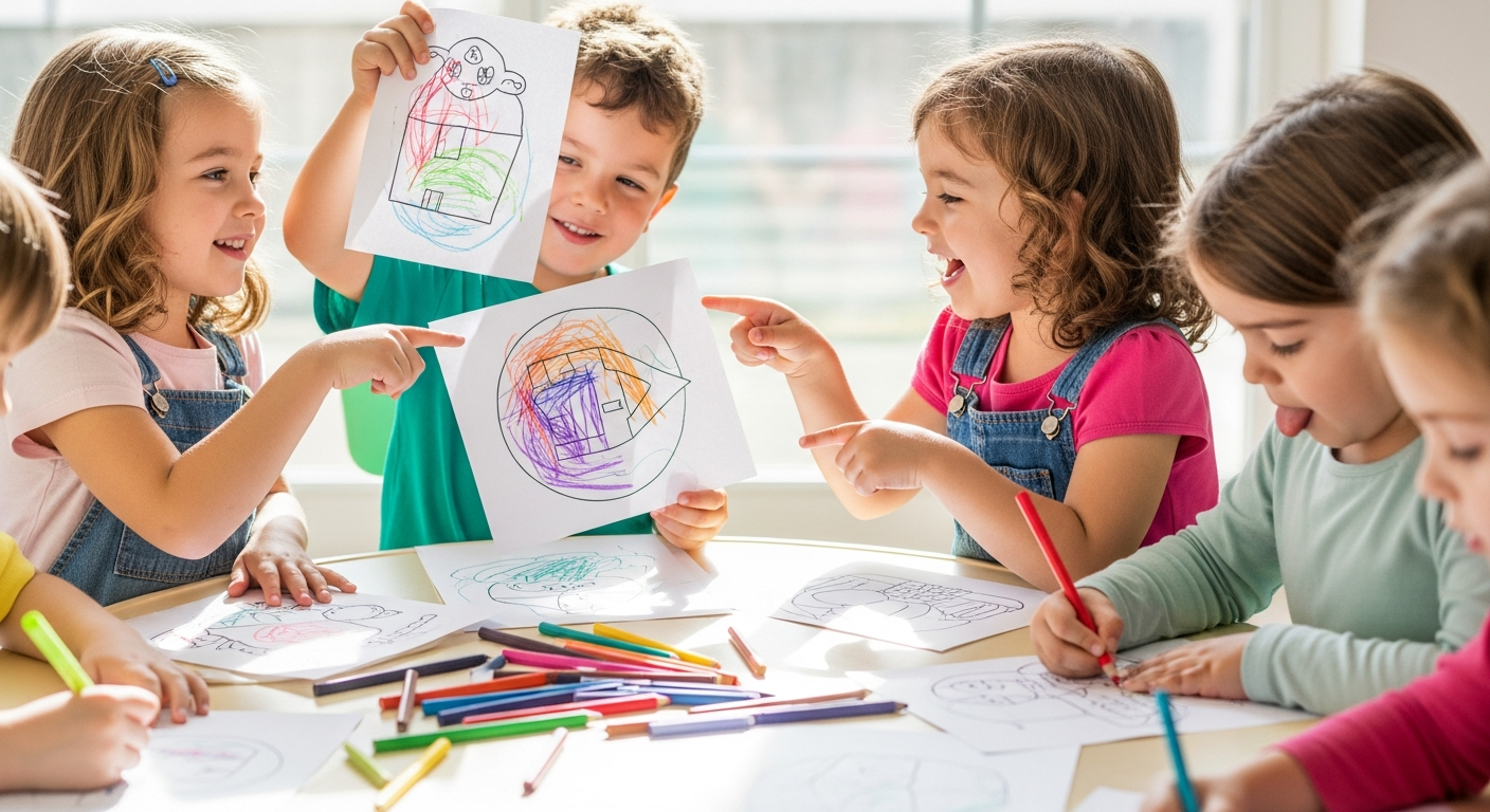 Fun Coloring Activities for Kids: Sparking Creativity & Communication cover image