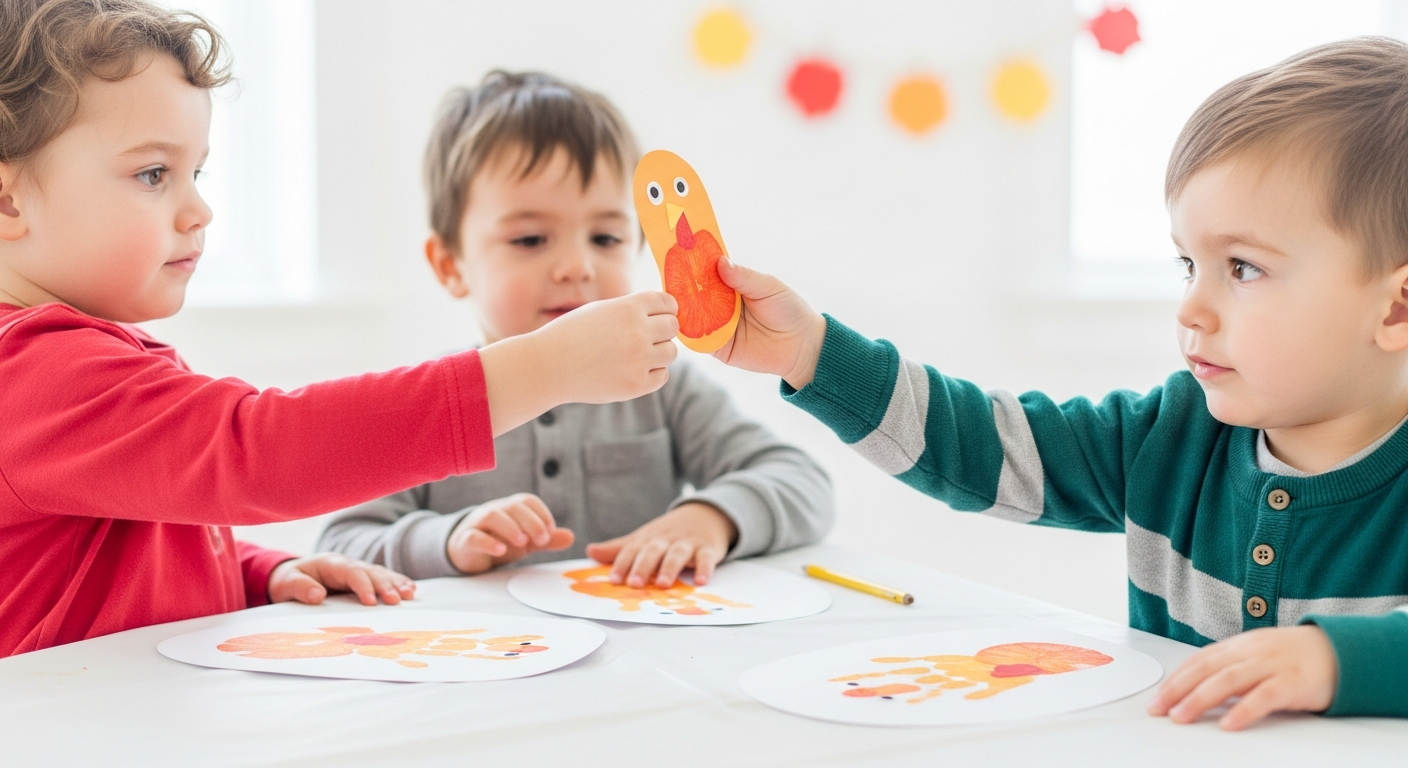 Creative Toddler Turkey Handprint Craft Ideas for Fall cover image