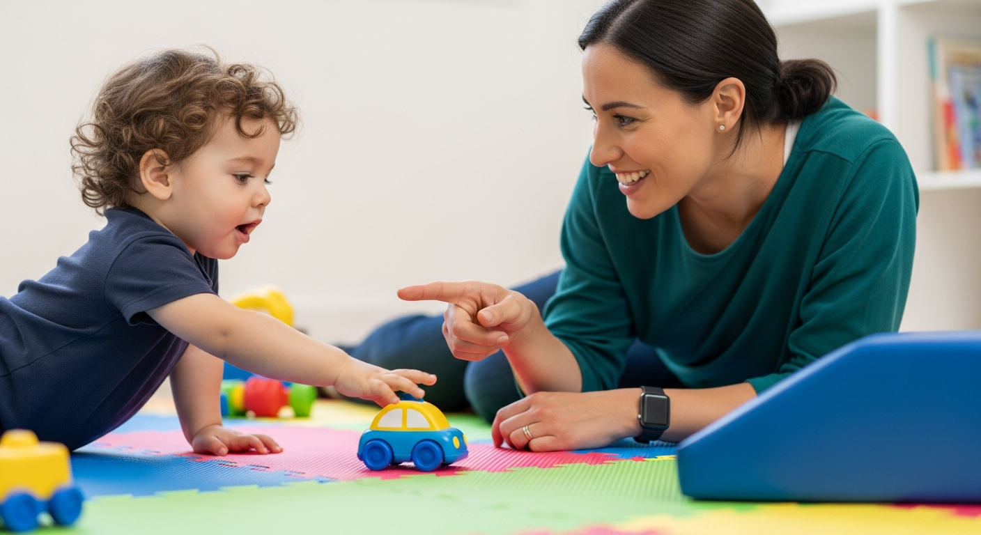 Imagen de la portada de Cómo abordar el retraso del habla en niños de 2 años: Un camino hacia el crecimiento