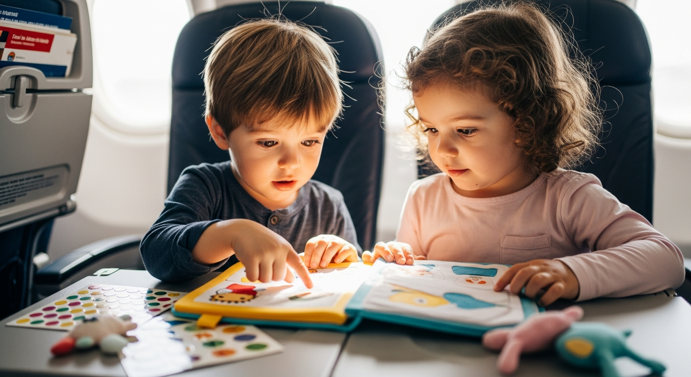 The Best Toddler Activities for Plane Travel cover image