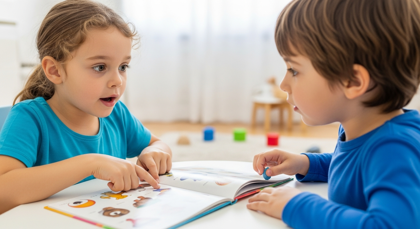 Titelbild: Sprachtherapie bei kindlicher Sprachverzögerung: Ein Leitfaden