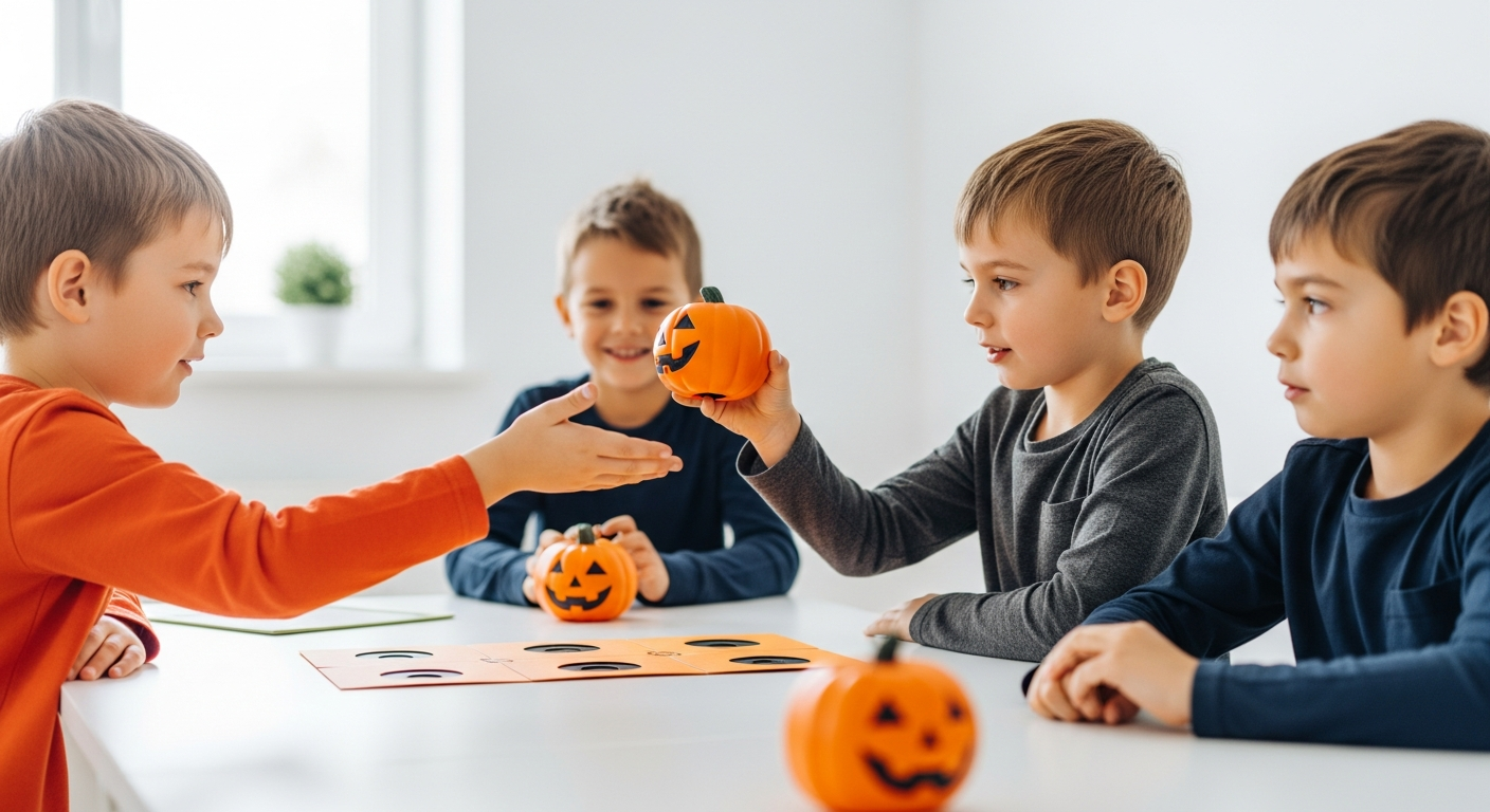 Ghoulishly Good Times: Fun Halloween Kid Games That Boost Communication cover image
