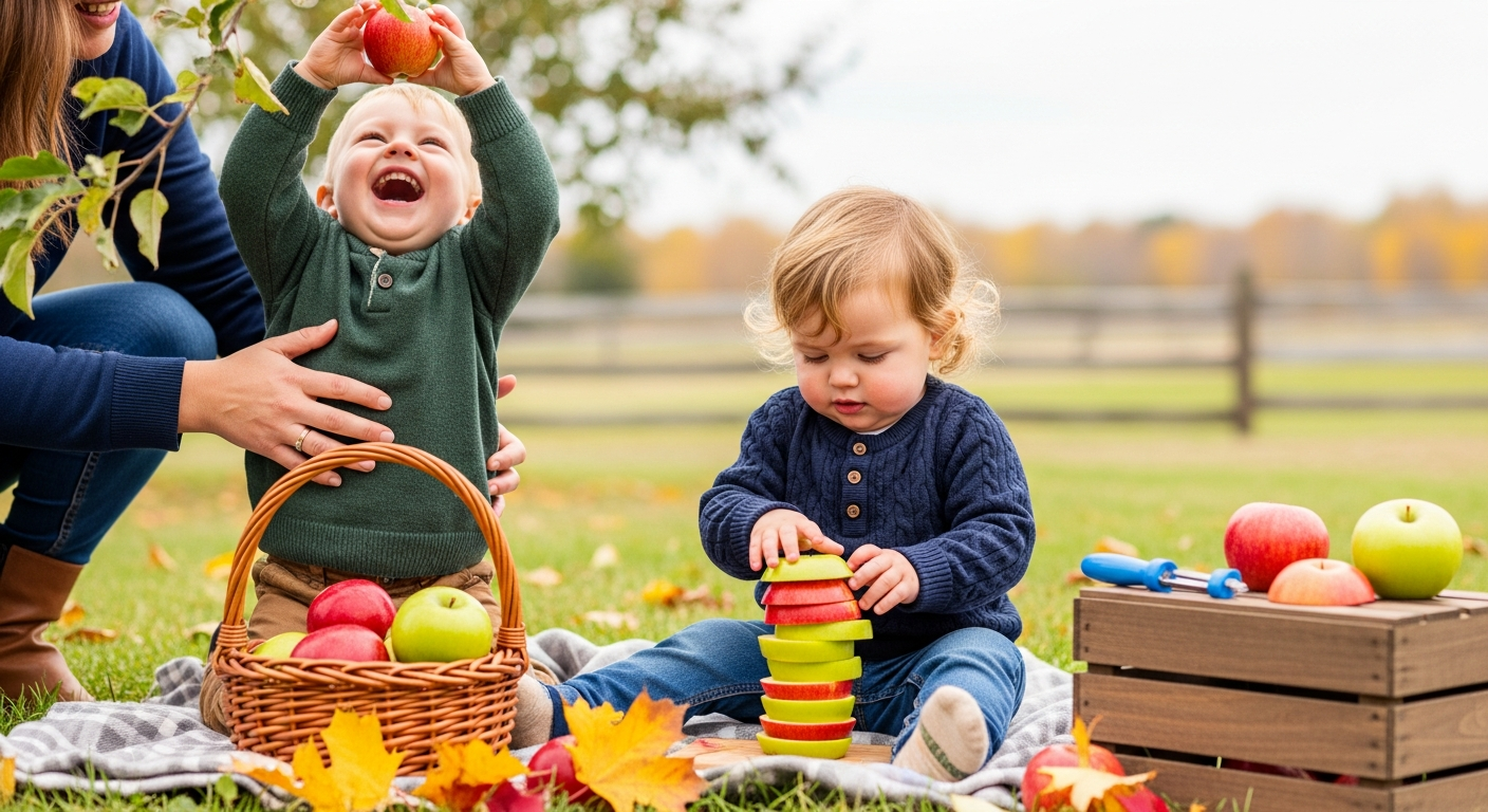 Fun and Educational Apple Toddler Activities for Fall cover image