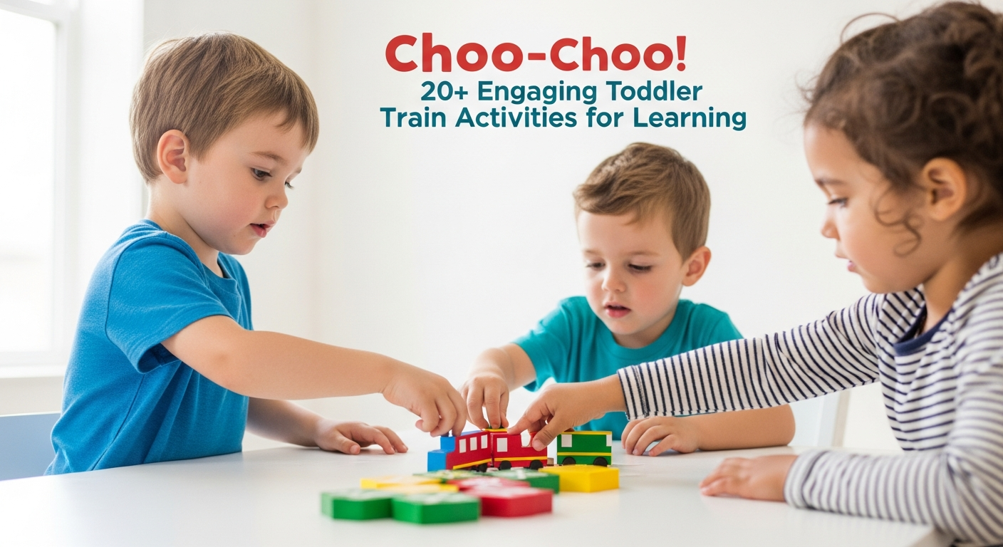 Choo-Choo! 20+ Engaging Toddler Train Activities for Learning cover image