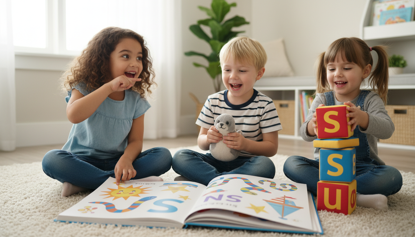 Master Initial S Words Speech Therapy: A Joyful Guide for Parents cover image