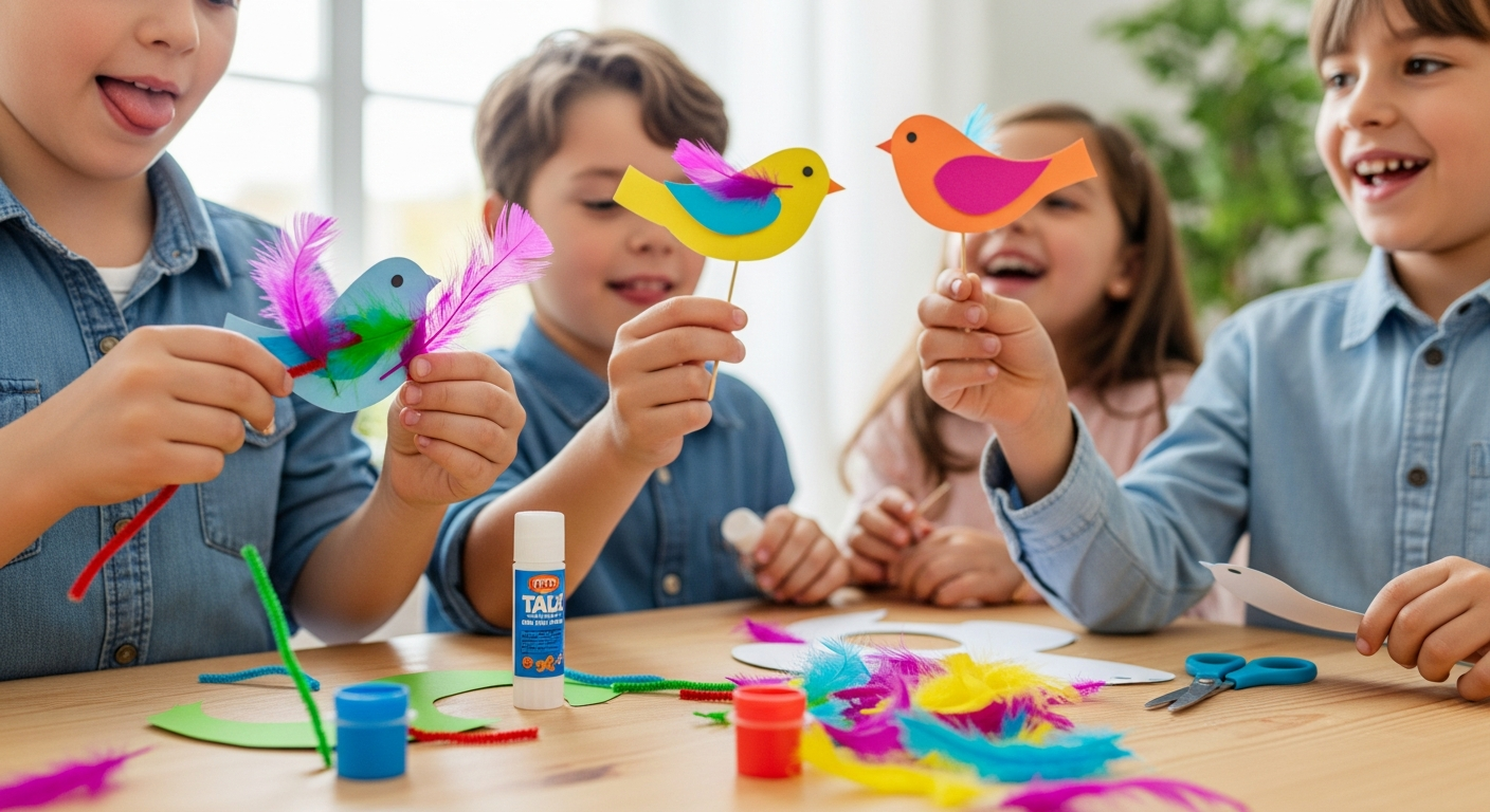 Easy Bird Crafts: Fun for Little Hands cover image