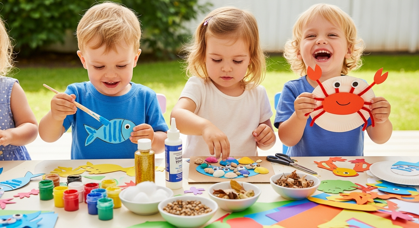 Spark Curiosity: Fun and Easy July Toddler Crafts for Kids cover image