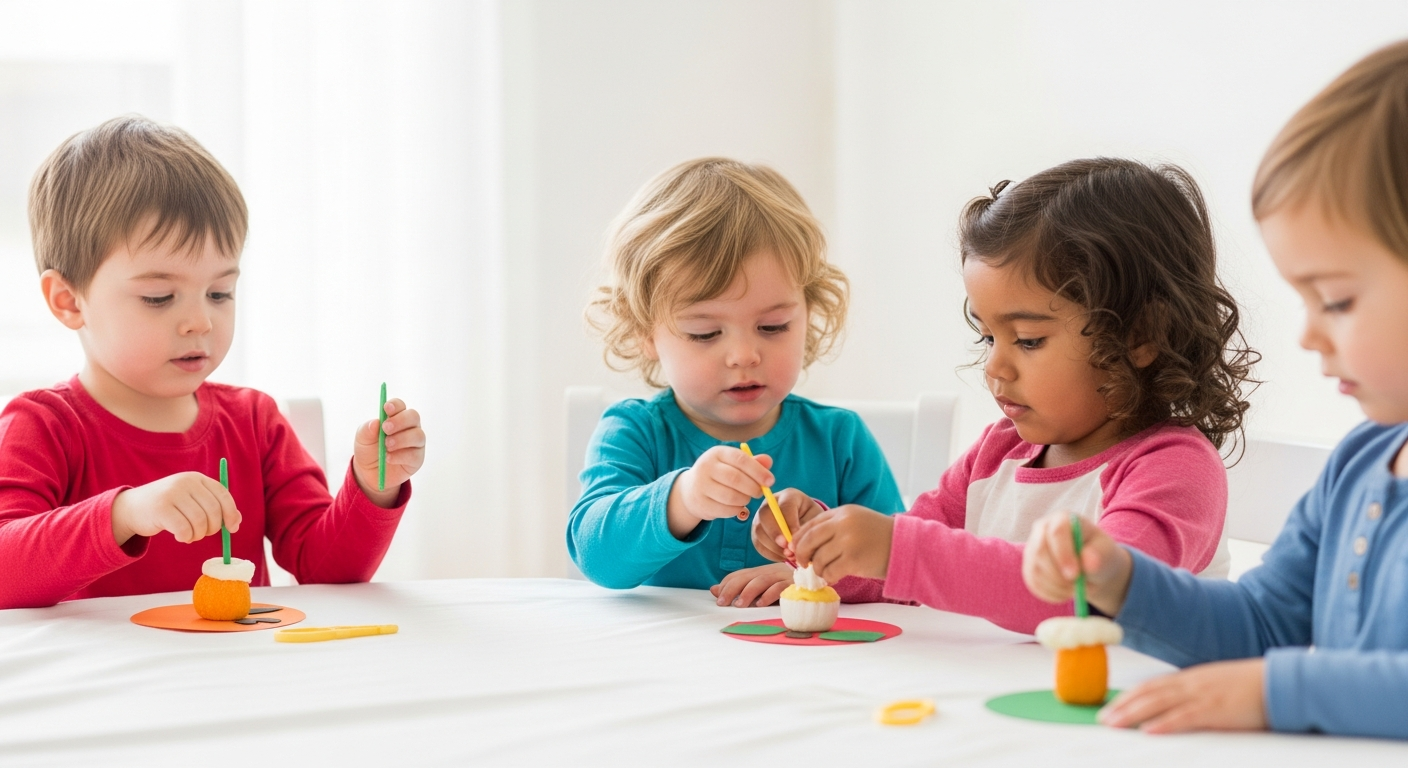 25+ Easy Toddler Thanksgiving Crafts for Speech and Fun cover image