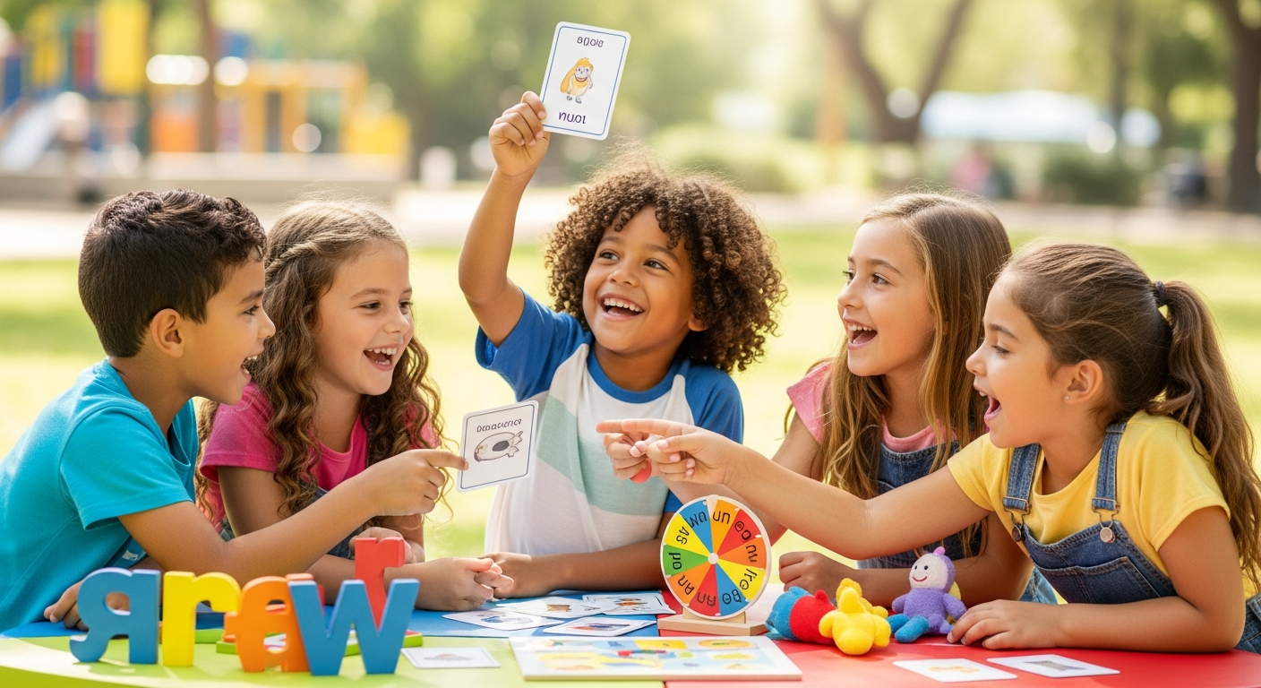 Playful Learning: Fun Games for Kids to Speak & Grow cover image