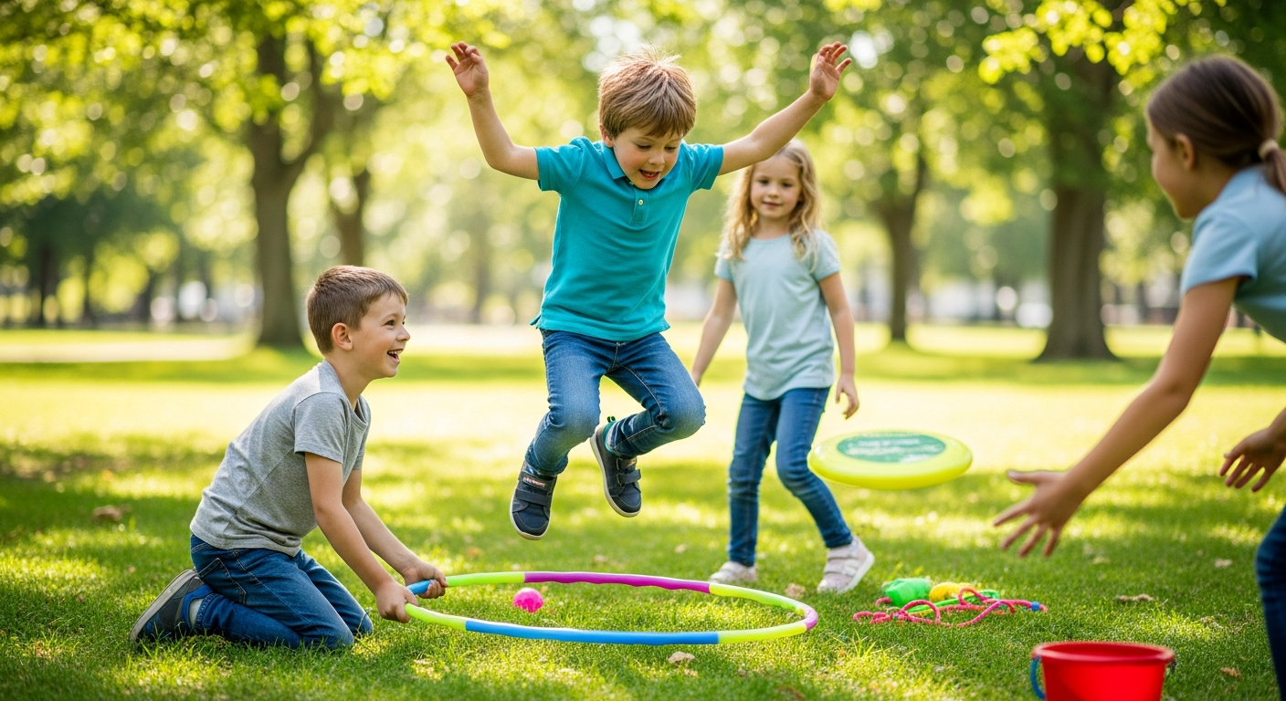 40+ Fun Games to Play Outside with Kids for Joyful Learning cover image