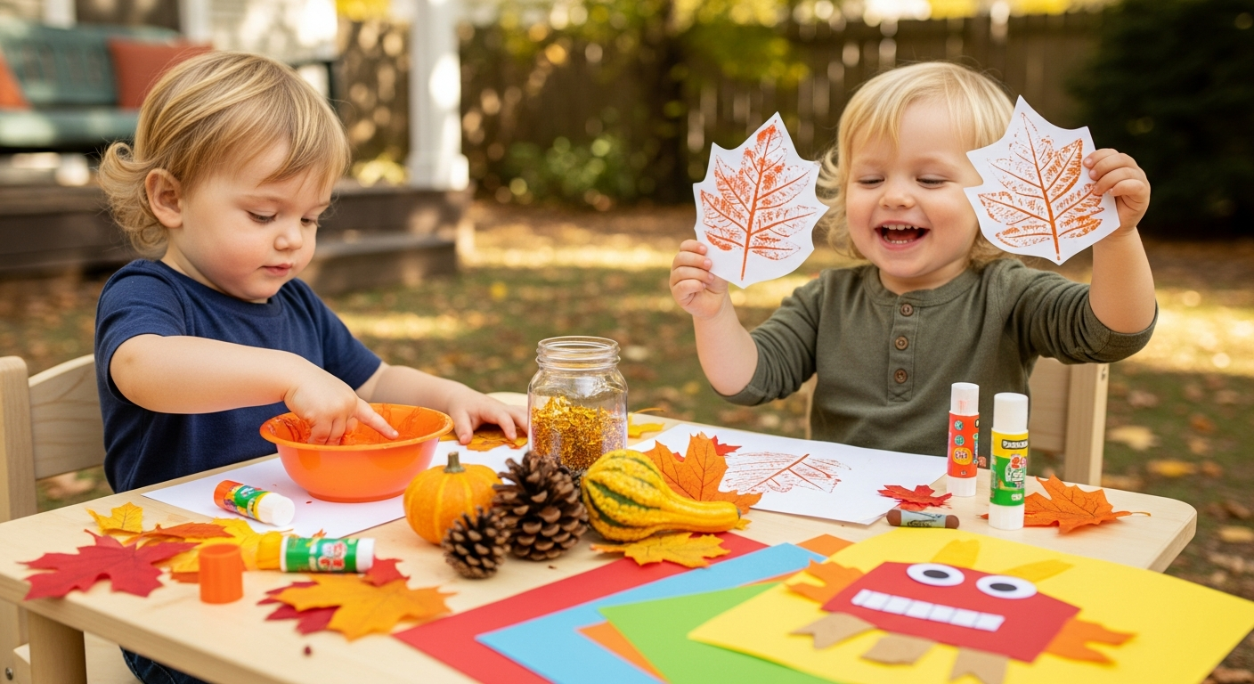 10 Creative and Easy Toddler Crafts for Fall cover image