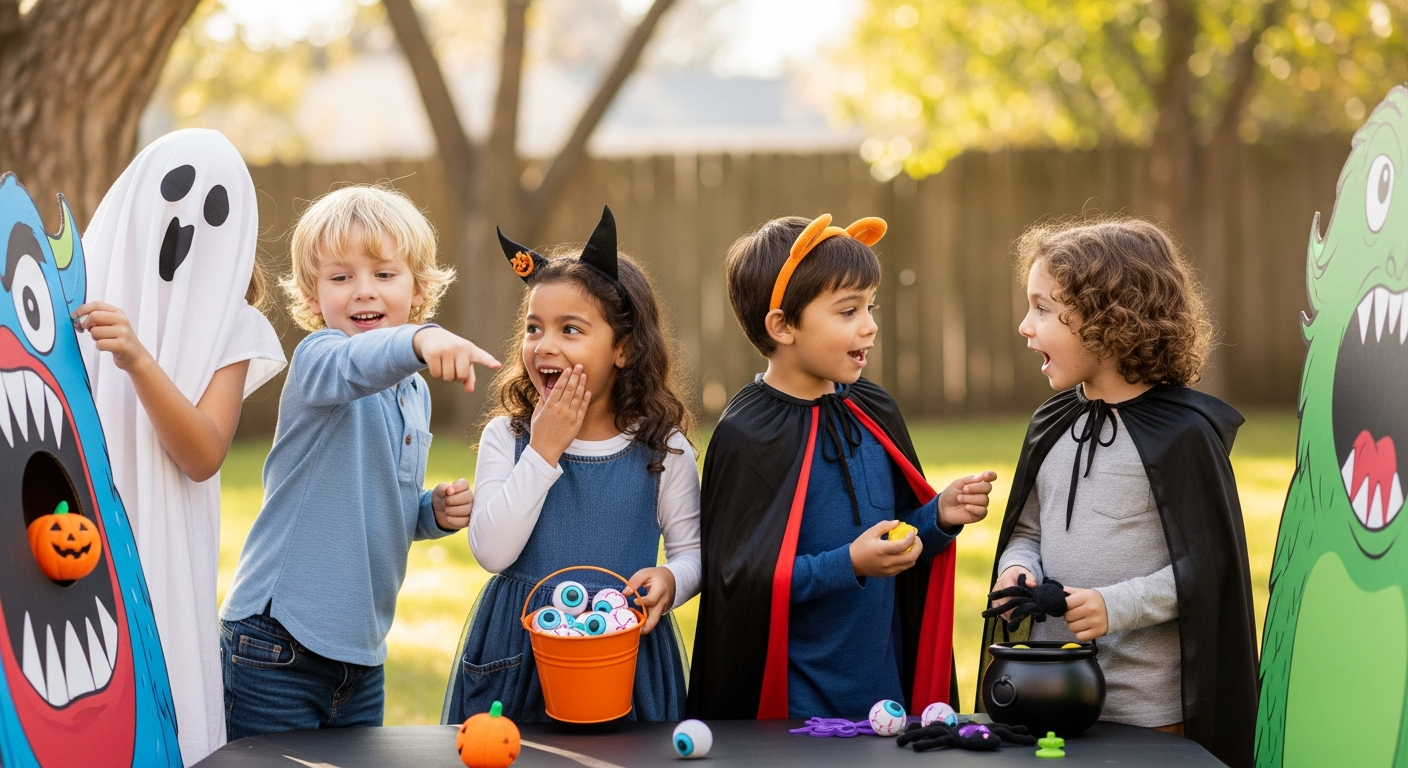 Diversión de miedo: Juegos de Halloween para niños y el desarrollo del habla imagen de portada