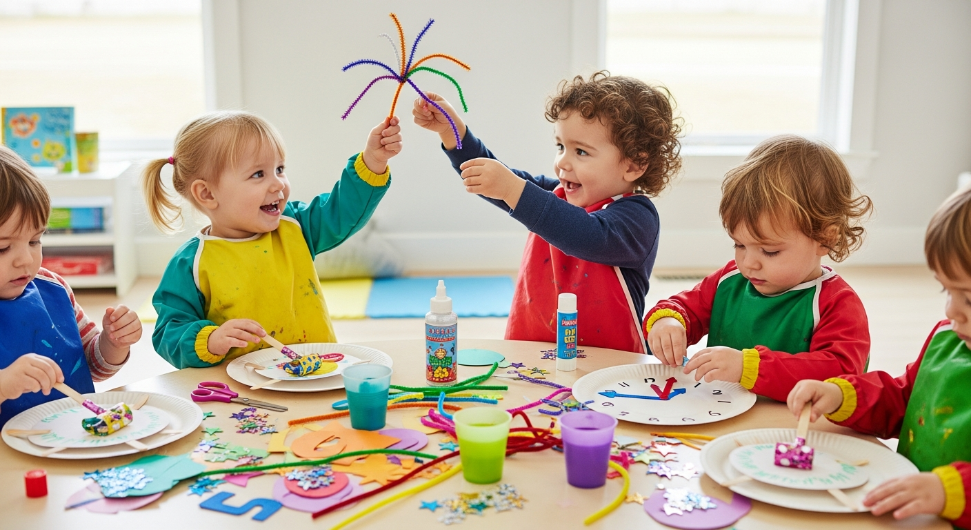 Creative Toddler New Years Crafts for a Joyful Start cover image