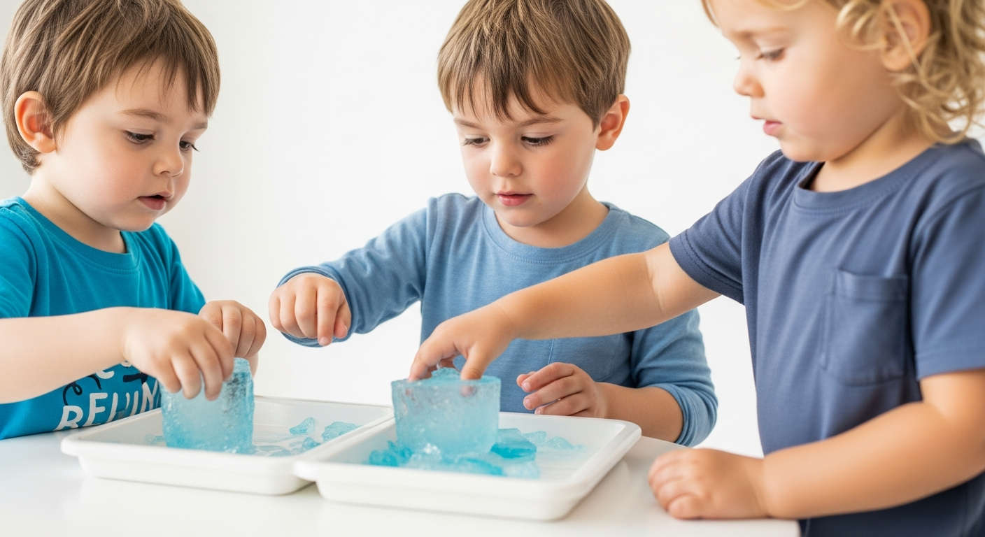 15 Creative Toddler Ice Activities for Sensory Play cover image
